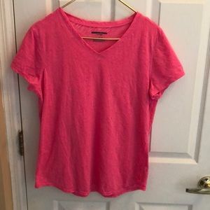 Tek Gear Pink Drytek Workout Top Sz Large